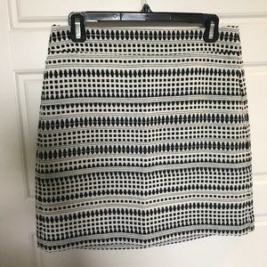 polka dot pattern LOFT skirt